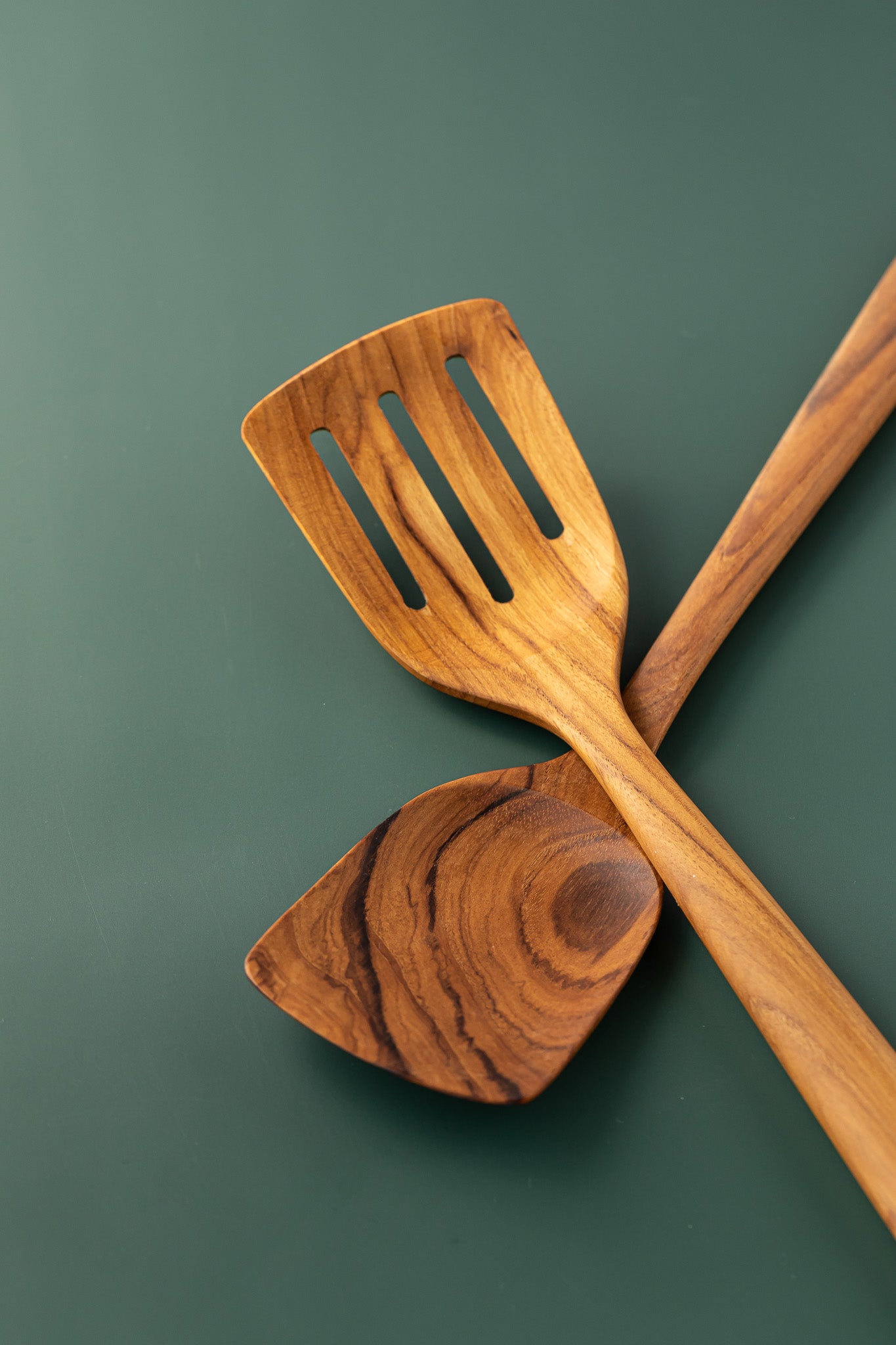 handcrafted wooden spatulas