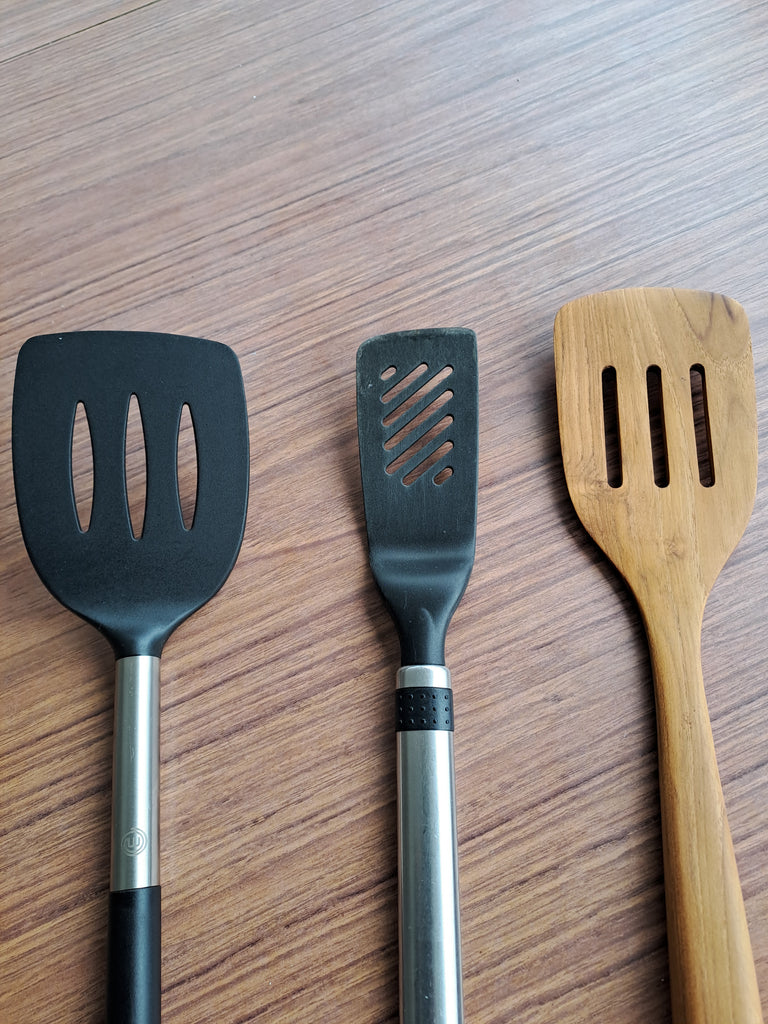 Black Plastic Spatulas and Utensils