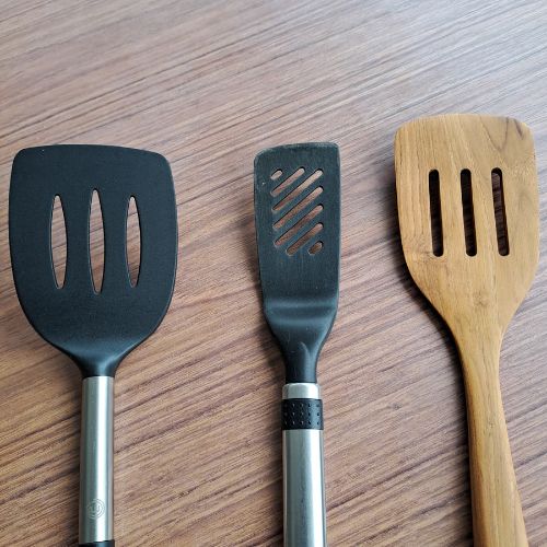 Black Plastic Spatulas and Utensils