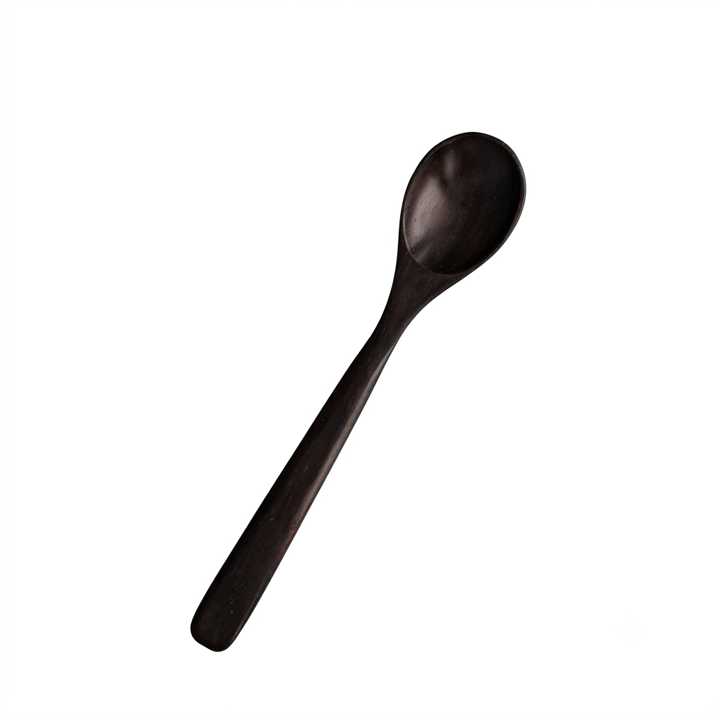 Handcrafted Rosewood Teaspoon Set (4 Pieces)