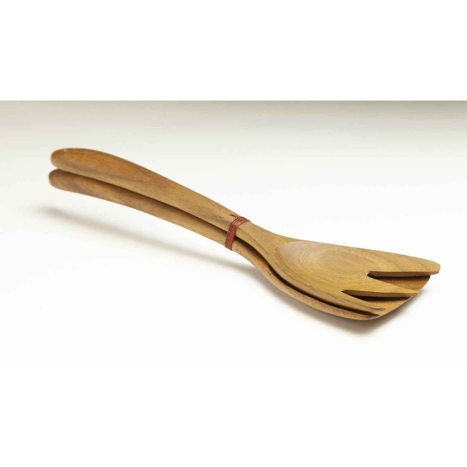 Large wooden salad server