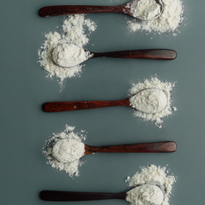 Non-toxic wooden dessert spoons with natural beeswax finish
