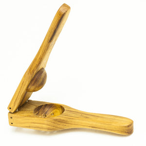 handcrafted wooden lemon squeezer