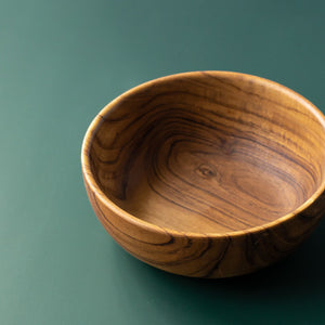beautiful wooden bowl 15 cm diameter