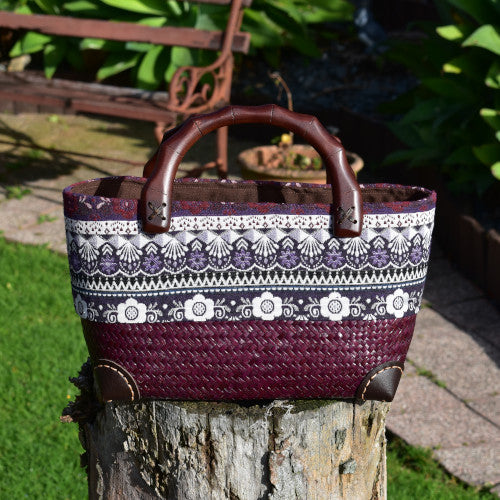 Rich Red Handwoven Bag