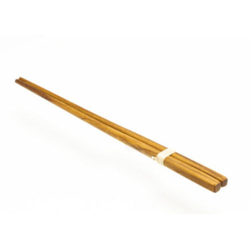 Beautifully crafted teak wooden chopsticks with their own unique grain