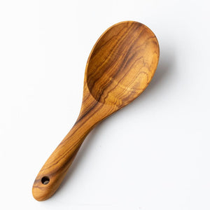 wooden rice serving spoon