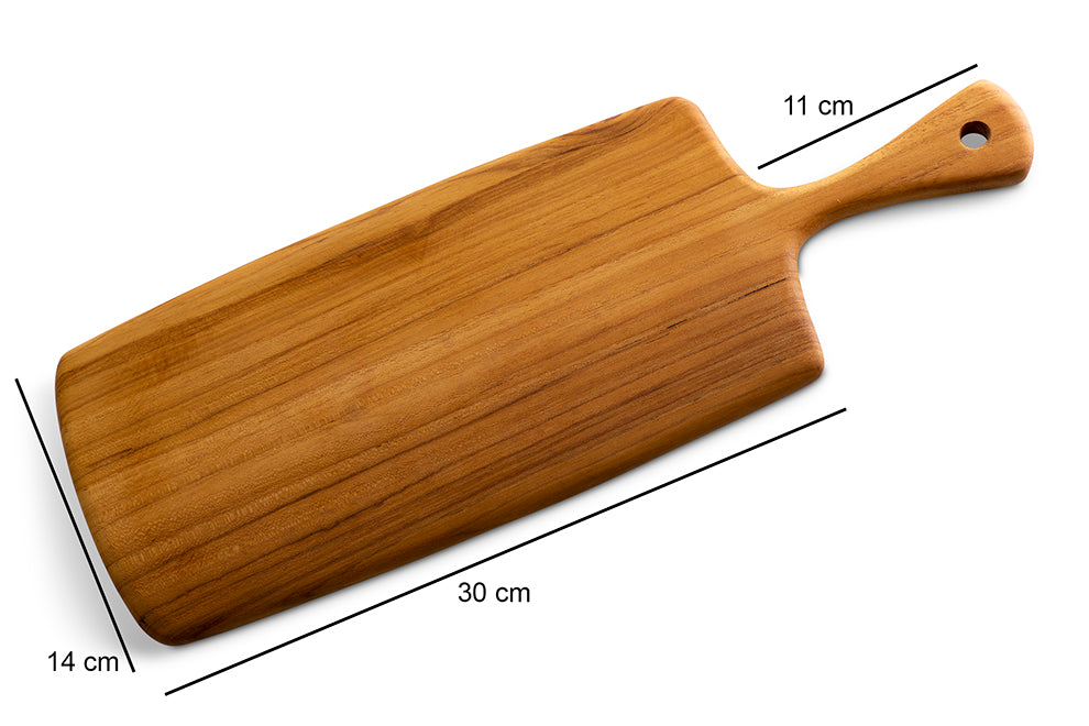 Handcrafted Wooden Cheese Board with measurements