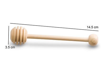 Large Handcrafted Honey Dipper, measurements