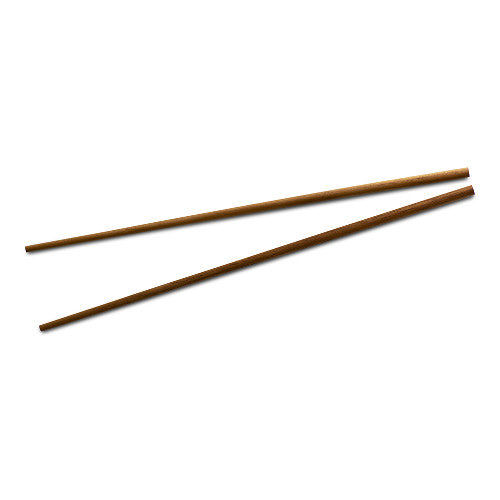 Extra-long 38cm teak wood cooking chopsticks for stir fry and frying, Professional-grade handcrafted wooden chef sticks shipped from New Zealand