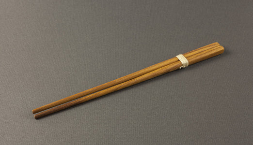 Handmade wooden serving chopsticks
