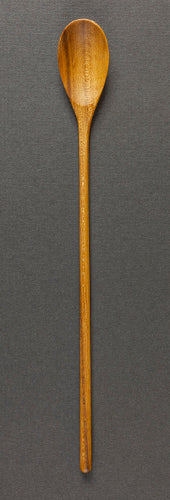 hamdmade long handled wooden spoon, use for olives