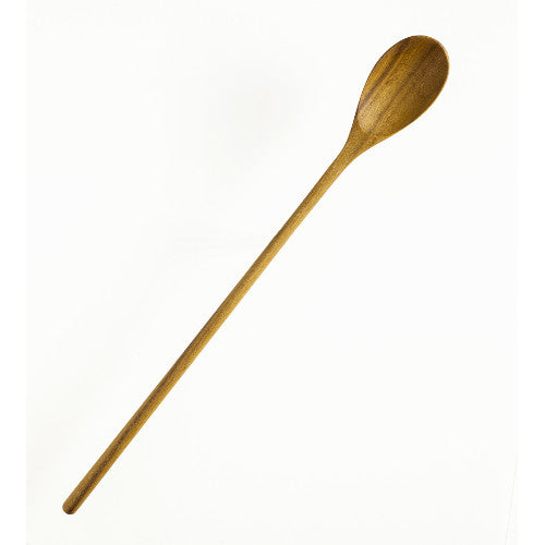  long handle wooden parfait spoon