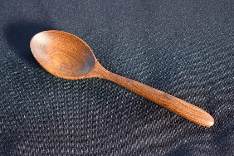 wooden eating spoon, for breakfast