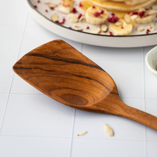 wooden spatula with beautiful grains