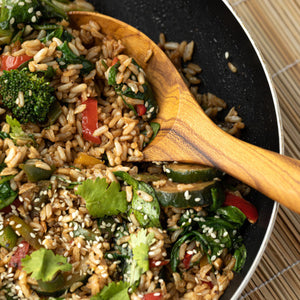 rice and vege serving spoon